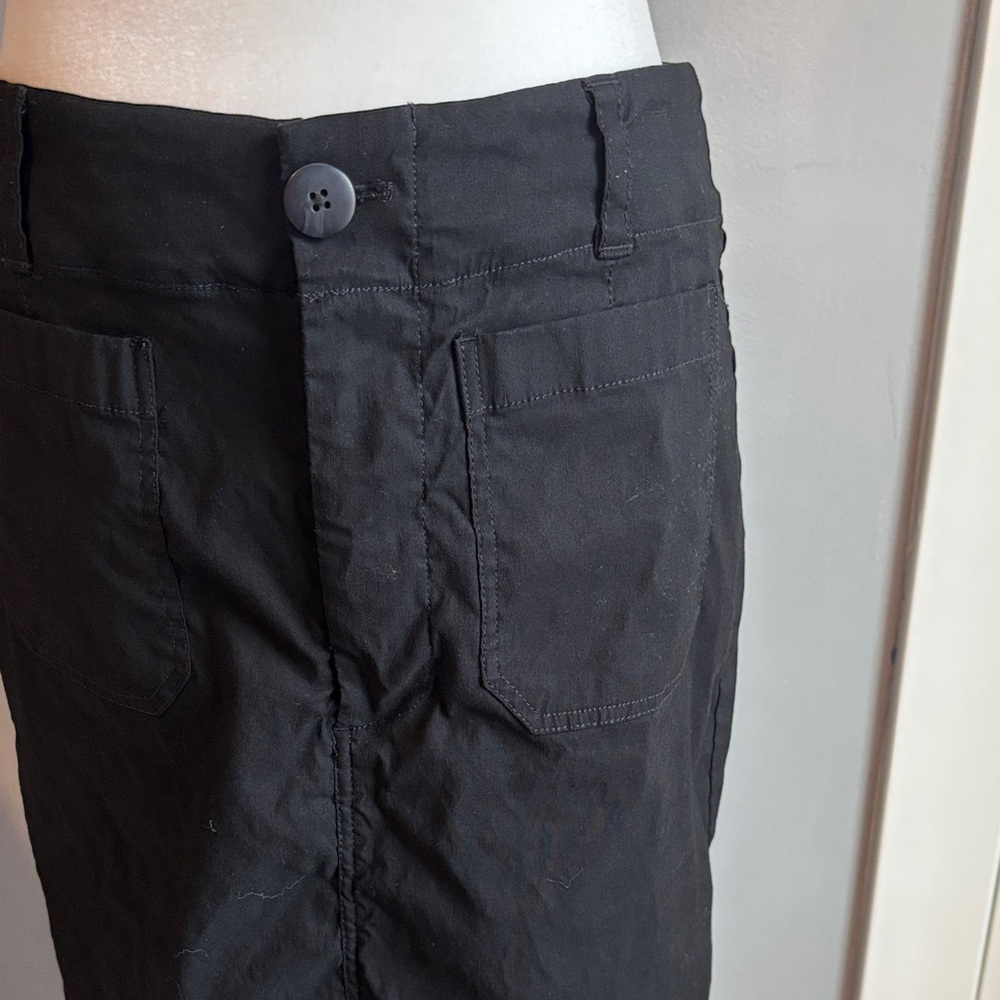 Maeve Women’s 37” Long Poplin Skirt with Back Slit - Picture 2 of 7